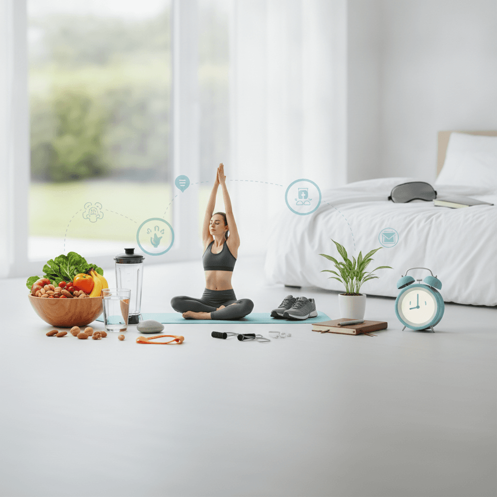 The Four Pillars of Good Health: Diet, Exercise, Sleep and Stress