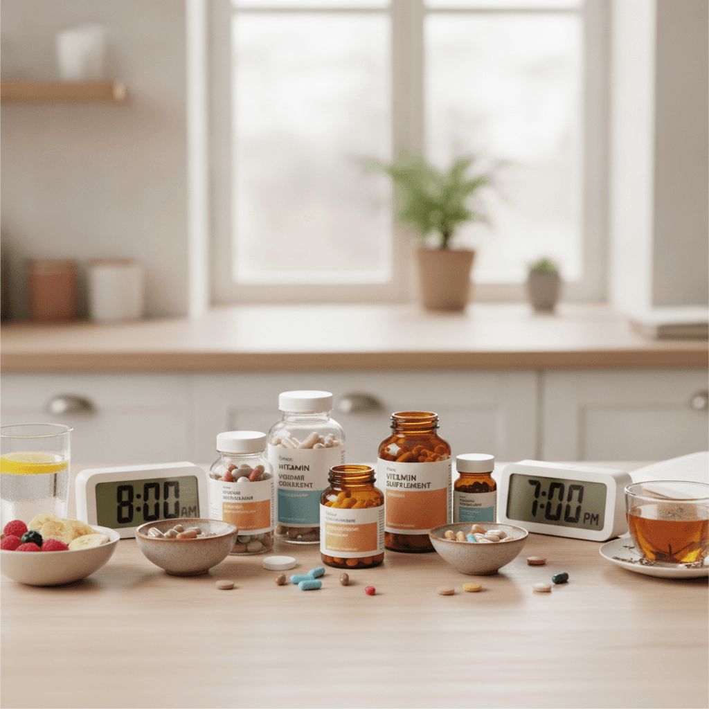 The Best Time to Take Supplements and Vitamins