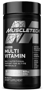MuscleTech Platinum Multi Vitamin bottle