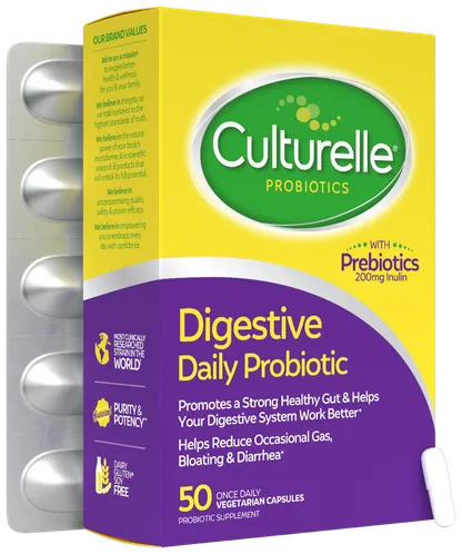 Culturelle Digestive Daily Probiotic Capsules bottle