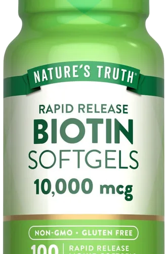 Nature's Truth Biotin 10,000 mcg bottle