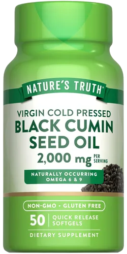 Nature's Truth Black Cumin Seed Oil 2000 mg bottle