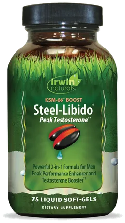 Irwin Naturals Steel-Libido Peak Testosterone bottle