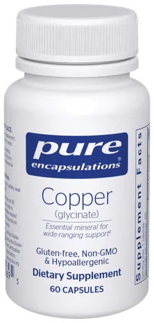 Pure Encapsulations Copper (Glycinate) bottle
