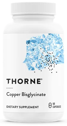 Thorne Copper Bisglycinate bottle