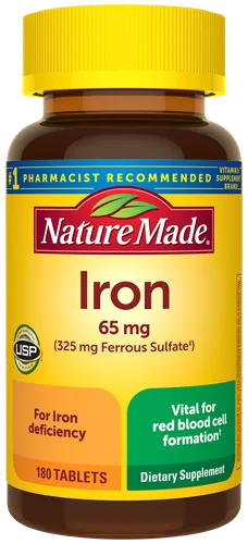 Nature Made Iron 65 mg bottle