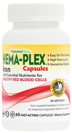 NaturesPlus Hema-Plex Tablets bottle