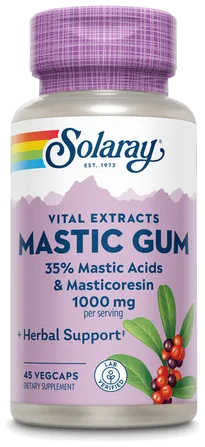 Solaray Mastic Gum Extract 1000mg bottle