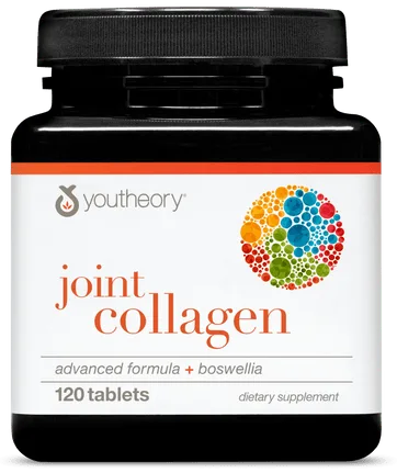 Youtheory Joint Collagen Advanced Formula + Boswellia bottle
