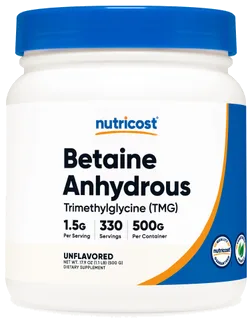 Nutricost Betaine Anhydrous Powder bottle
