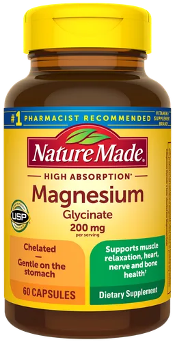 Nature Made Magnesium Glycinate 200 mg bottle