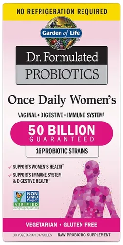 Garden of Life Dr. Formulated Once Daily Women's Probiotics bottle