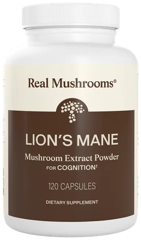 Real Mushrooms Lion's Mane bottle