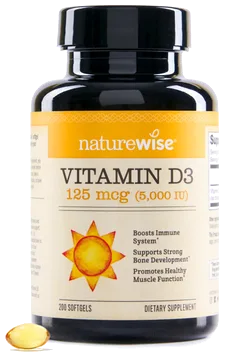 NatureWise Vitamin D3 5000 IU bottle