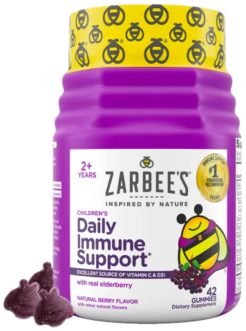 Zarbee's Elderberry Immune Support Gummies bottle