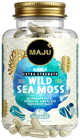 Maju Superfoods Wildcrafted Sea Moss Capsules bottle