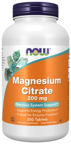 NOW Foods Magnesium Citrate bottle