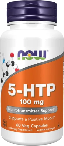 NOW Foods 5-HTP 100 mg bottle