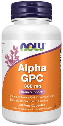 NOW Foods Alpha GPC 300 mg bottle