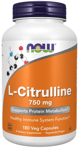 NOW Sports L-Citrulline 750 mg bottle