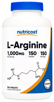 Nutricost L-Arginine 1000 mg bottle