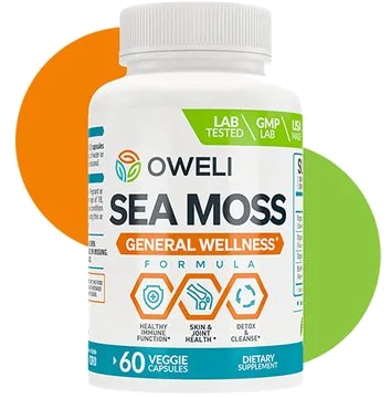 Oweli Sea Moss bottle
