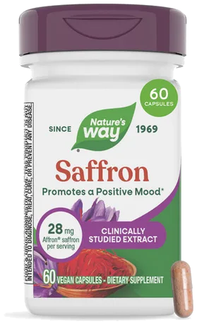 Nature's Way Saffron bottle