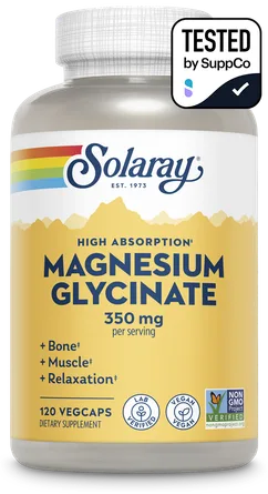 Solaray Magnesium Glycinate bottle
