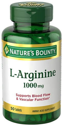 Nature's Bounty L Arginine bottle