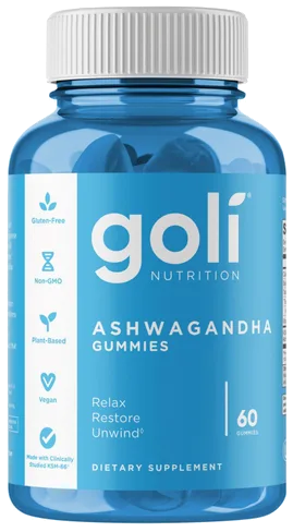 Ashwagandha Gummies Goli Nutrition bottle