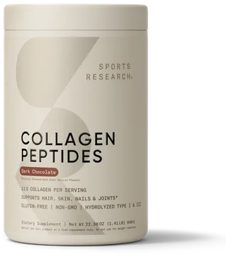 Sports Research Collagen Peptides Powder with Verisol bottle