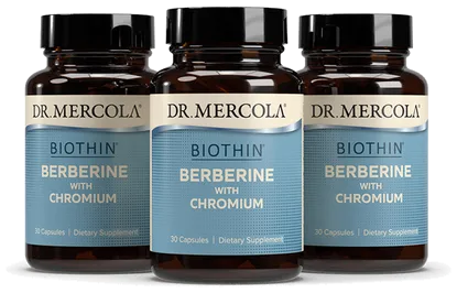 Dr. Mercola Biothin Berberine with Chromium bottle
