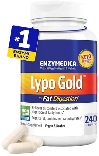 Enzymedica Lypo Gold bottle
