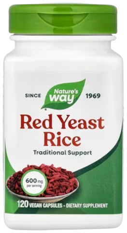 Nature's Way Red Yeast Rice 600 mg bottle