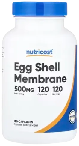 Nutricost Egg Shell Membrane, 500 mg, 120 Capsules bottle
