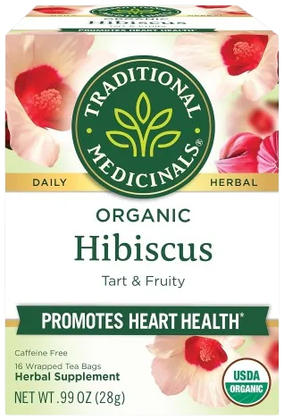 Traditional Medicinals Organic Hibiscus Tea bottle