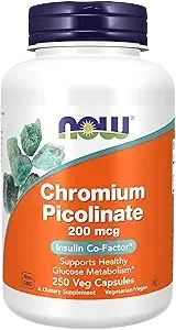 NOW Foods Chromium Picolinate, 200 mcg bottle