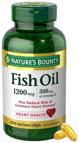 Nature's Bounty Omega-3 Fish Oil Triple Strength bottle