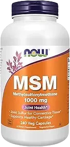 NOW Foods MSM 1000 mg bottle