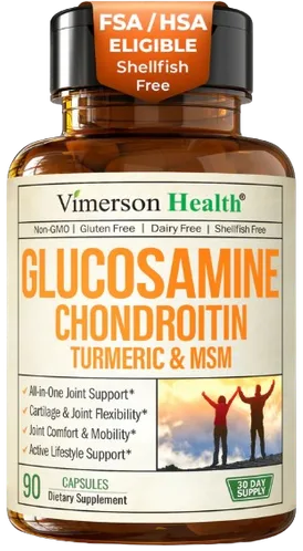 Vimerson Health Glucosamine Chondroitin Turmeric MSM & Boswellia bottle