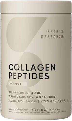 Sports Research Collagen Peptides bottle