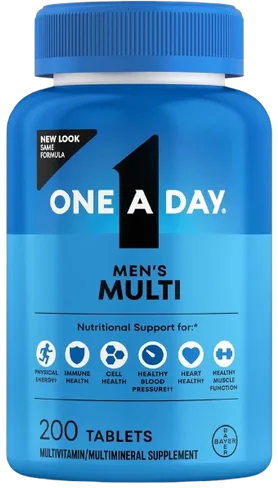One A Day Men's Health Formula Multivitamin bottle