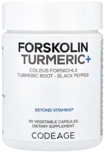 Codeage Forskolin Turmeric+ bottle