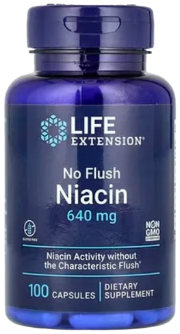 Life Extension No Flush Niacin bottle