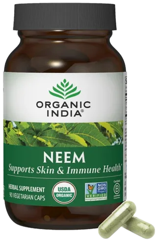 Organic India Neem Capsules bottle