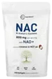 Micro Ingredients NAC With NAD+ Cellular Health and Antioxidant Support bottle