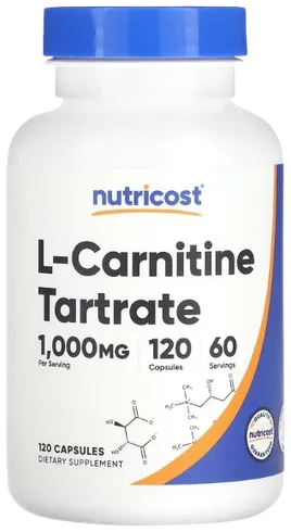 Nutricost L-Carnitine Tartrate Capsules bottle