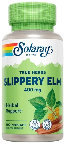 Solaray Slippery Elm Bark 400mg bottle