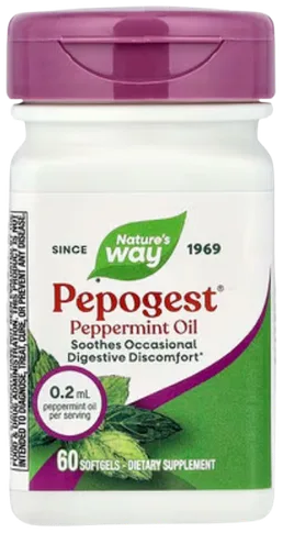 Nature's Way Pepogest (Peppermint Oil) bottle