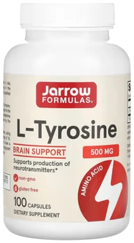 Jarrow Formulas L-Tyrosine 500 mg bottle